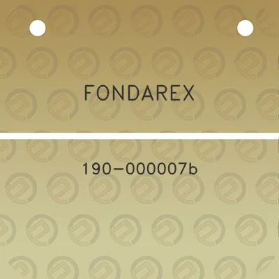 fondarex-190-000007b