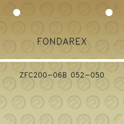 fondarex-zfc200-06b-052-050