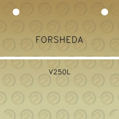 forsheda-v250l