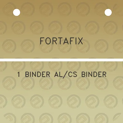 fortafix-1-binder-alcs-binder