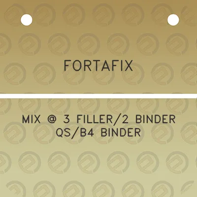 fortafix-mix-3-filler2-binder-qsb4-binder