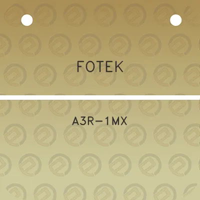 fotek-a3r-1mx