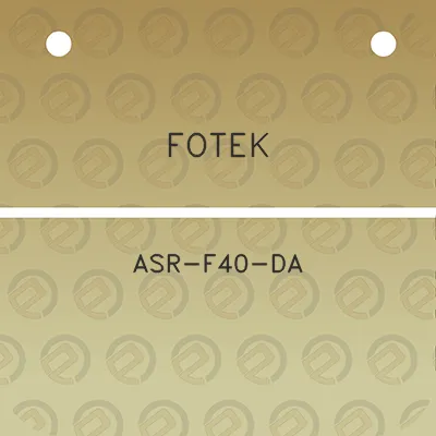 fotek-asr-f40-da