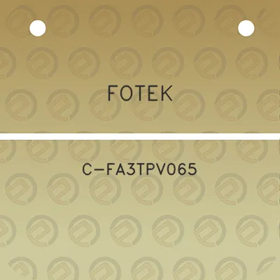 fotek-c-fa3tpv065