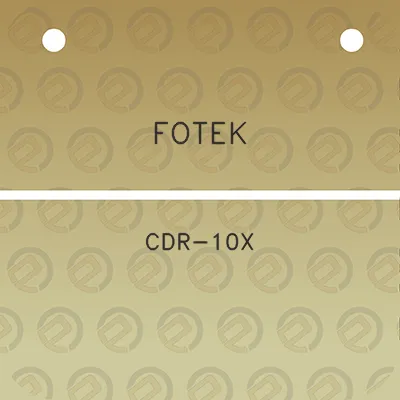 fotek-cdr-10x