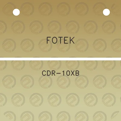 fotek-cdr-10xb