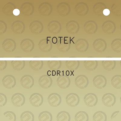 fotek-cdr10x