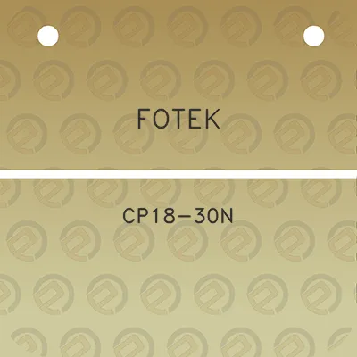 fotek-cp18-30n