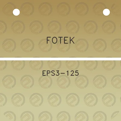 fotek-eps3-125