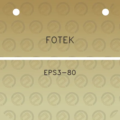 fotek-eps3-80