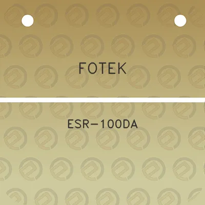 fotek-esr-100da