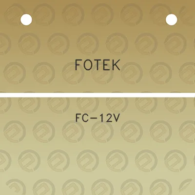 fotek-fc-12v