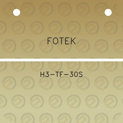 fotek-h3-tf-30s