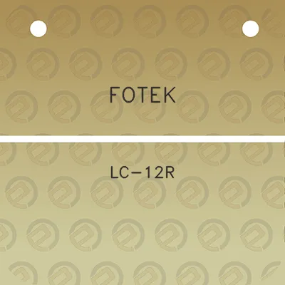 fotek-lc-12r