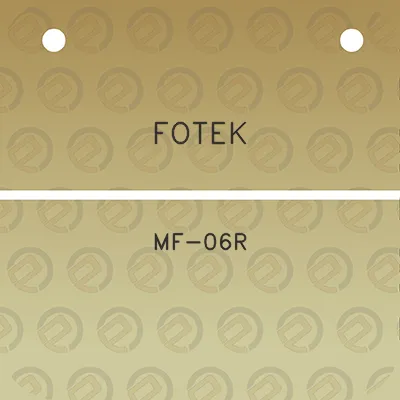 fotek-mf-06r