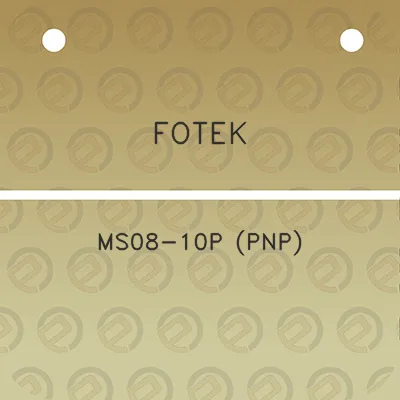 fotek-ms08-10p-pnp