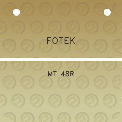 fotek-mt-48r