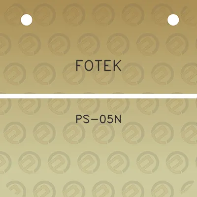 fotek-ps-05n