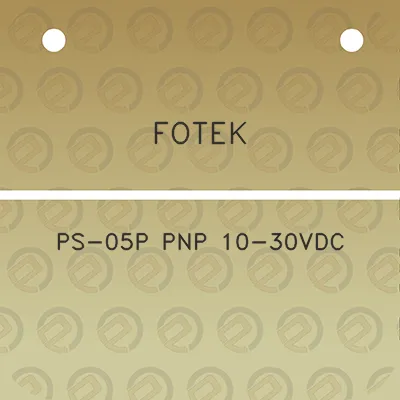 fotek-ps-05p-pnp-10-30vdc