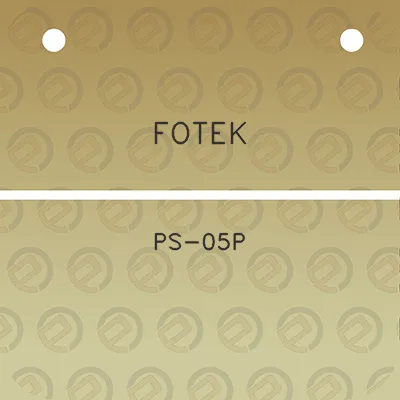 fotek-ps-05p