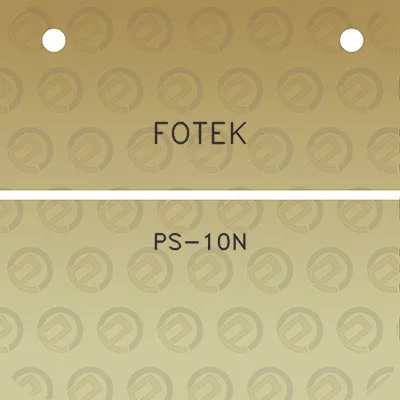 fotek-ps-10n