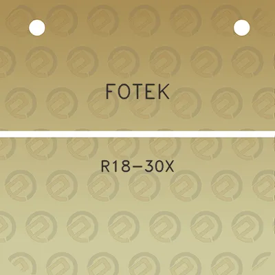 fotek-r18-30x