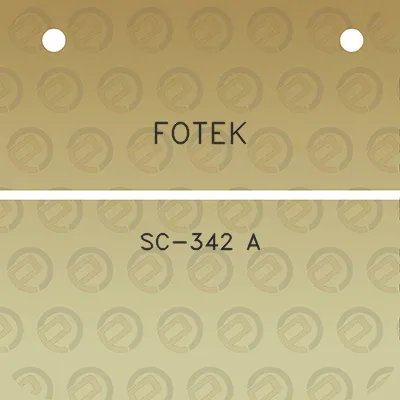 fotek-sc-342-a