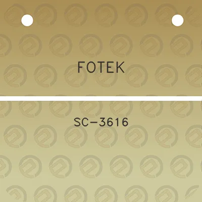 fotek-sc-3616