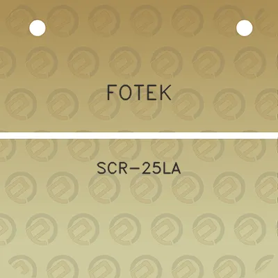 fotek-scr-25la