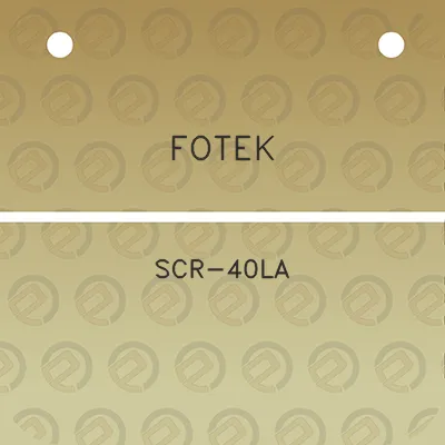 fotek-scr-40la