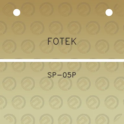 fotek-sp-05p