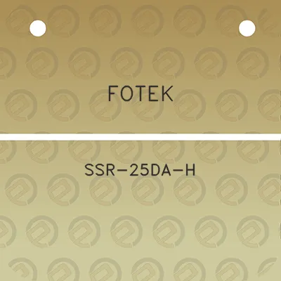 fotek-ssr-25da-h