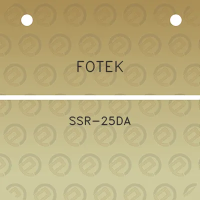 fotek-ssr-25da