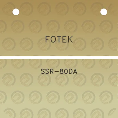 fotek-ssr-80da