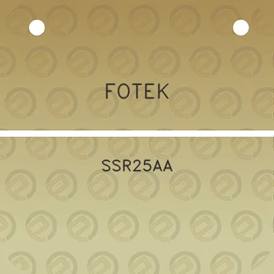 fotek-ssr25aa