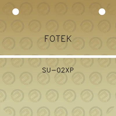 fotek-su-02xp