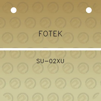 fotek-su-02xu