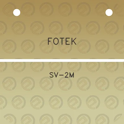 fotek-sv-2m