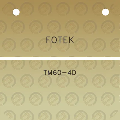 fotek-tm60-4d