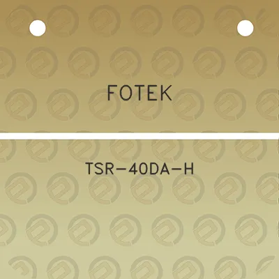 fotek-tsr-40da-h