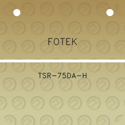 fotek-tsr-75da-h