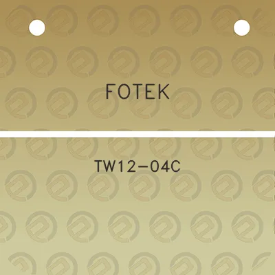 fotek-tw12-04c