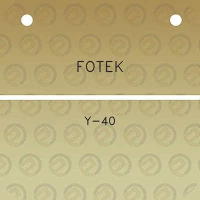 fotek-y-40