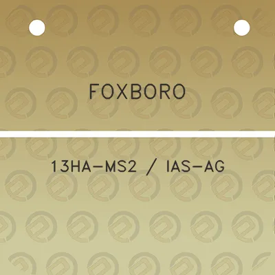 foxboro-13ha-ms2-ias-ag