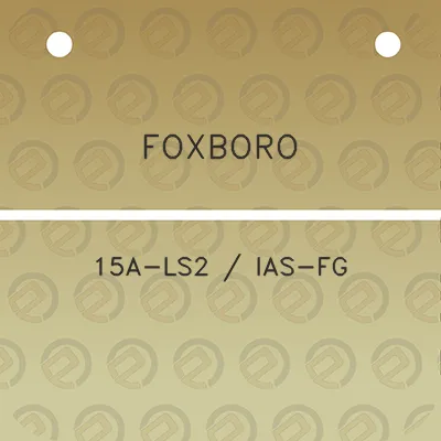 foxboro-15a-ls2-ias-fg