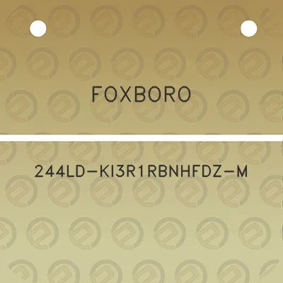 foxboro-244ld-ki3r1rbnhfdz-m