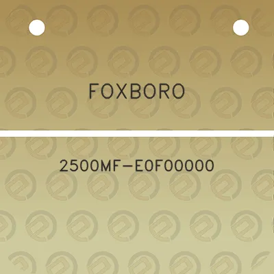 foxboro-2500mf-e0f00000