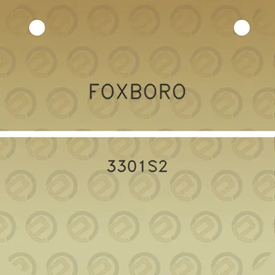 foxboro-3301s2