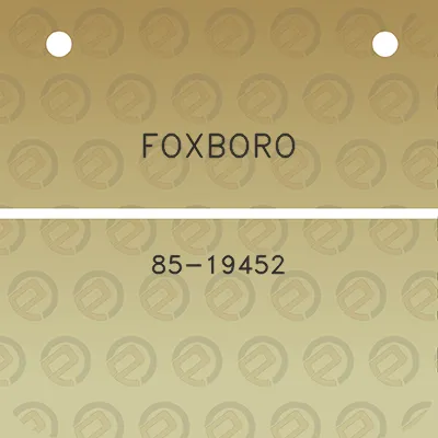 foxboro-85-19452