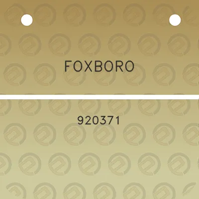 foxboro-920371